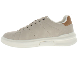 Armata di Mare Scarpe Uomo Court Sneakers Stringate con Soletta Rimovibile in Memory Foam AMU S25D729 Beige