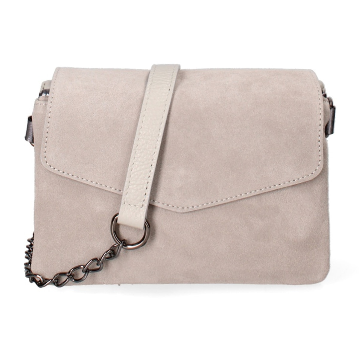 Borsa a tracolla donna - Modello Bassano - Vera pelle - 21.0 x 15.0 x 6.0 cm