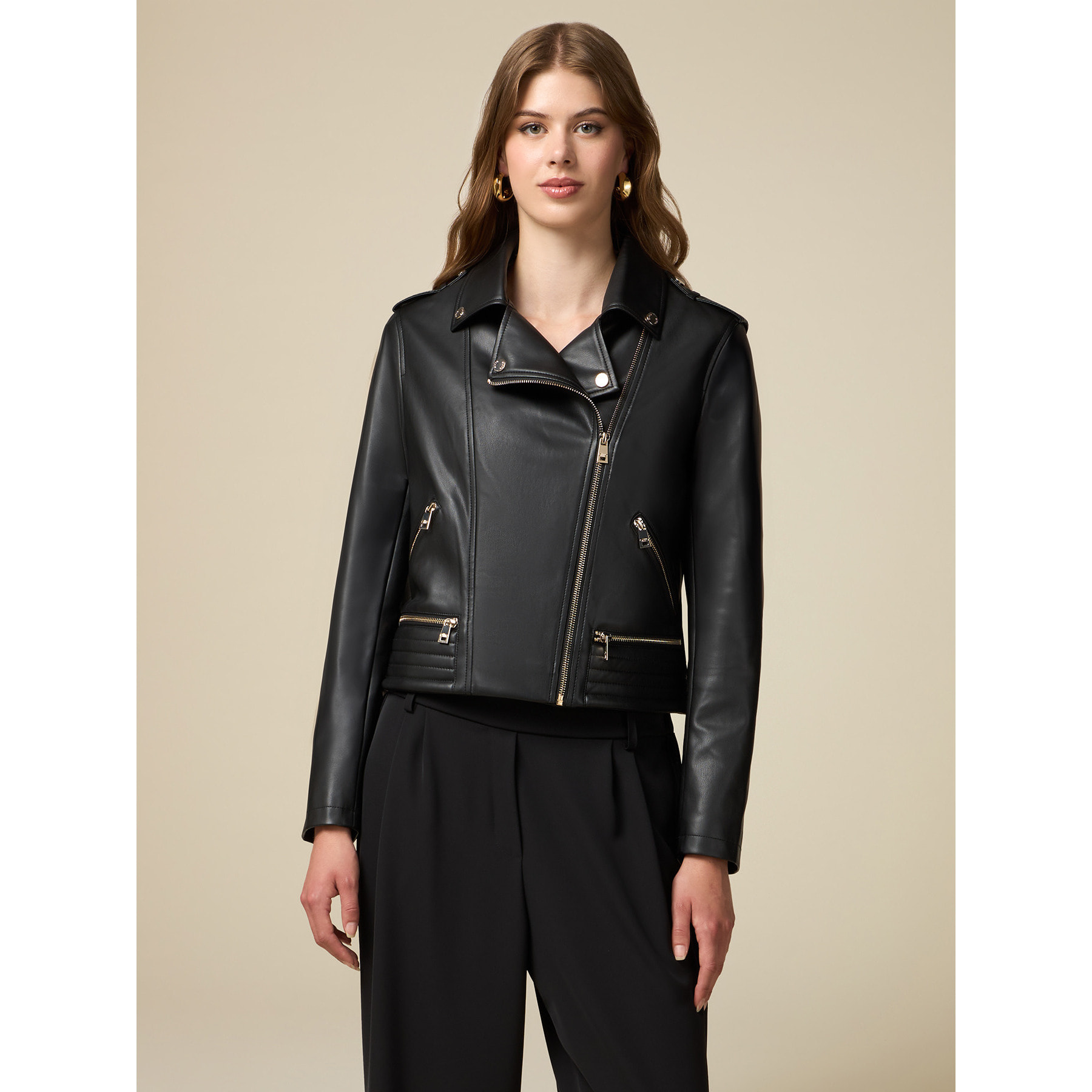 Oltre - Biker jacket - Negro