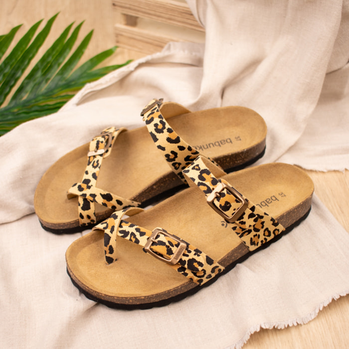 Sandalia BABUNKERS MARRON