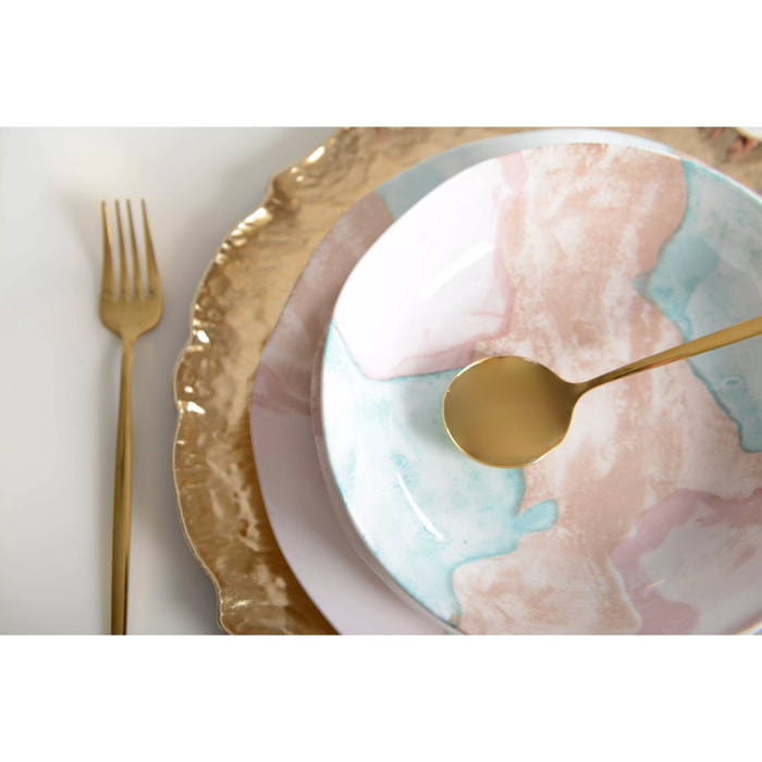 Lot de 6 ASSIETTE CREUSE - TREASURE MINE