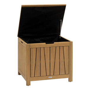 Coffre de rangement 100L avec assise Lodgia beige acacia