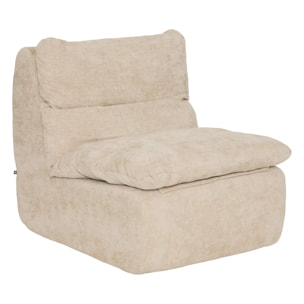 Fauteuil Luvia H.79cm ivoire