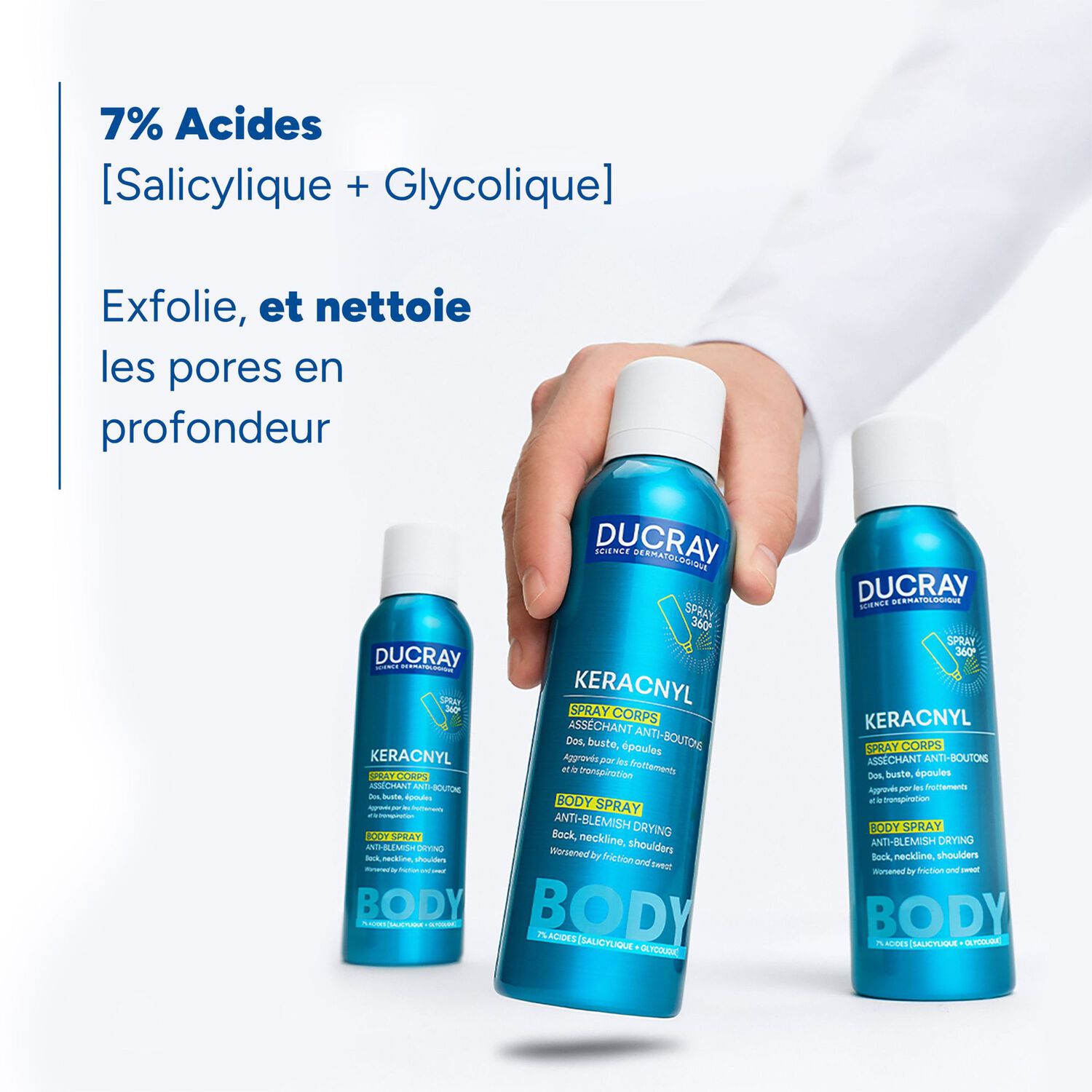 Keracnyl - Spray Corps Asséchant Anti-Boutons 150 ml