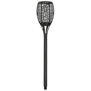 Torche solaire "Lita" noir H78cm