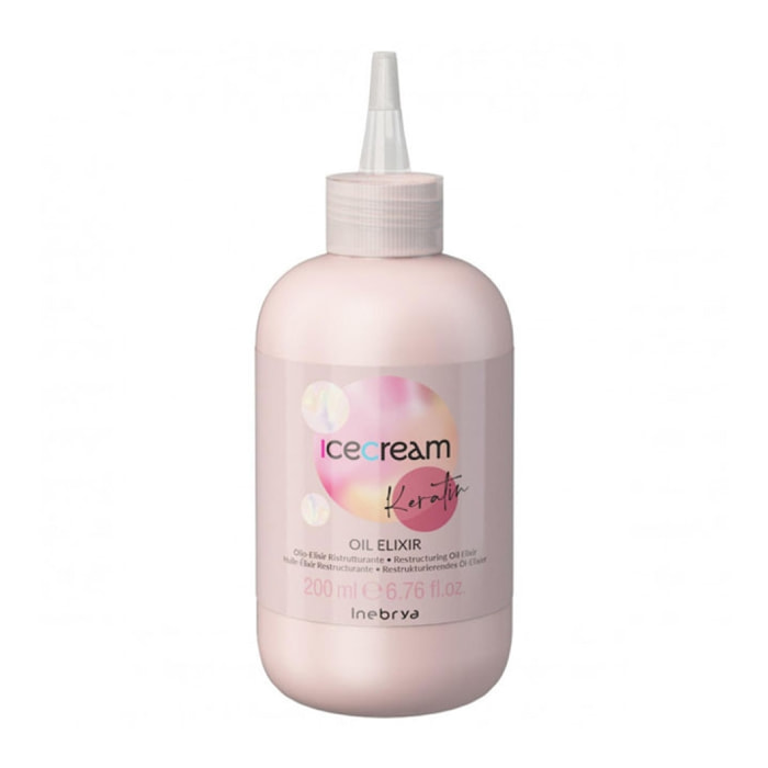 INEBRYA Ice Cream Keratin Olio-Elixir Ristrutturante 200ml