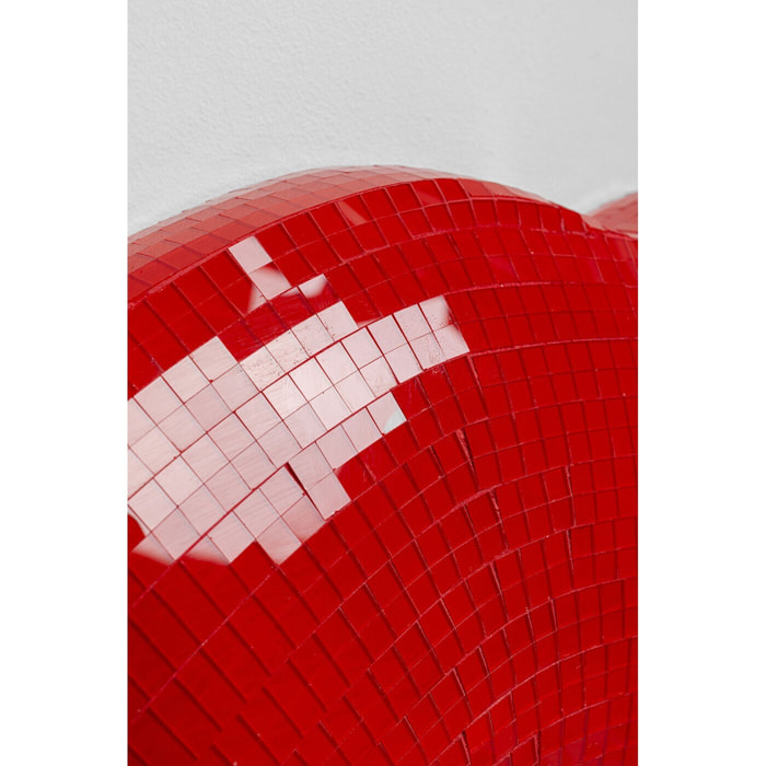 Déco murale lèvres rouges disco Kare Design