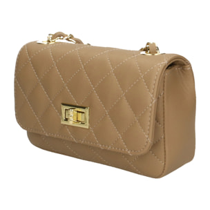 Chicca Borse Borsetta Clutch Beige