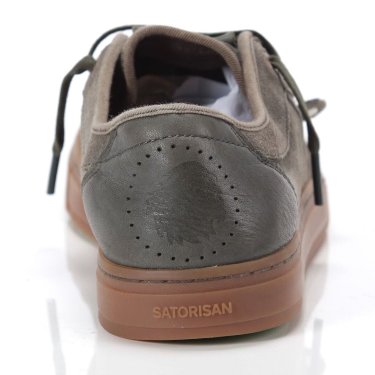 Sneakers Satorisan Heisei Suede Deep Khaki Grigio