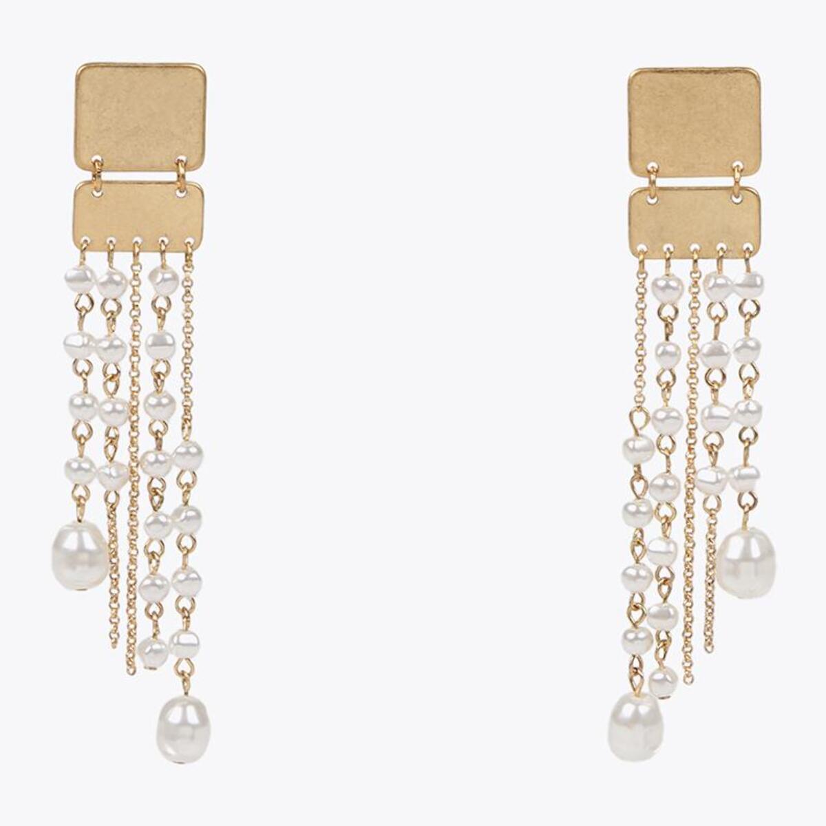 Orecchini cascata di perle