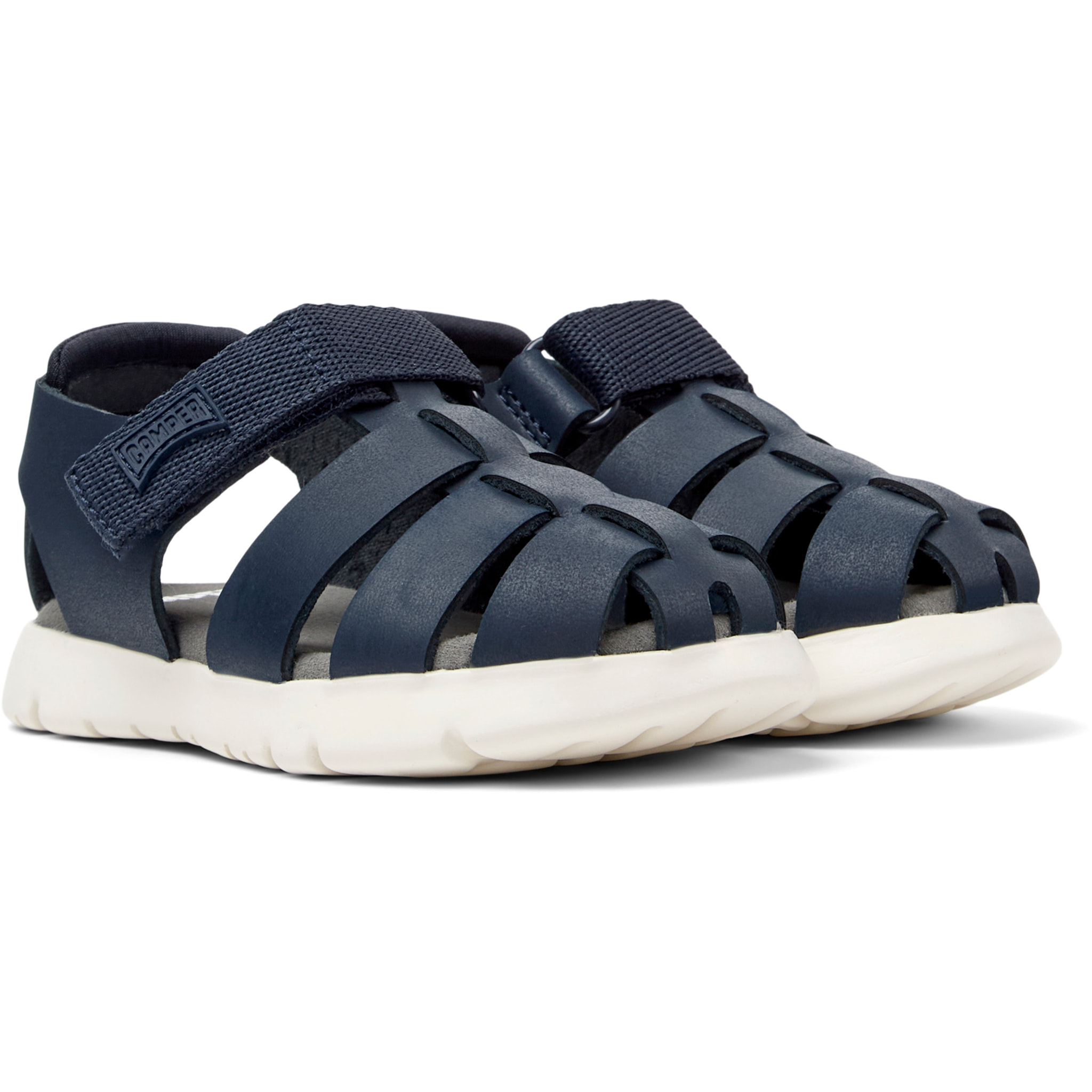 Sandalias - CAMPER Oruga Sandal - Azul - Piel de ante
