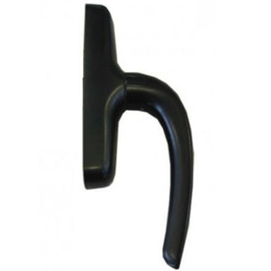 Crémone double fourche Nefer midi FAPIM - noir 9005 - 0787BI-37