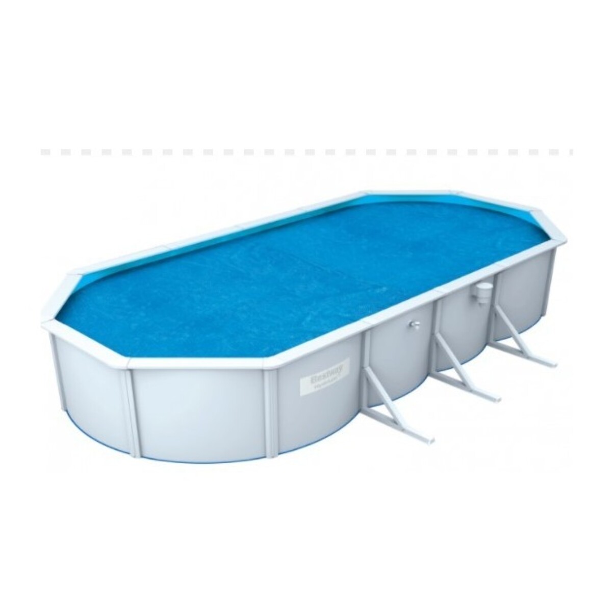 Bestway Bâche à bulles ovale 730 x 350cm pour piscine Hydrium 740 x 360 cm