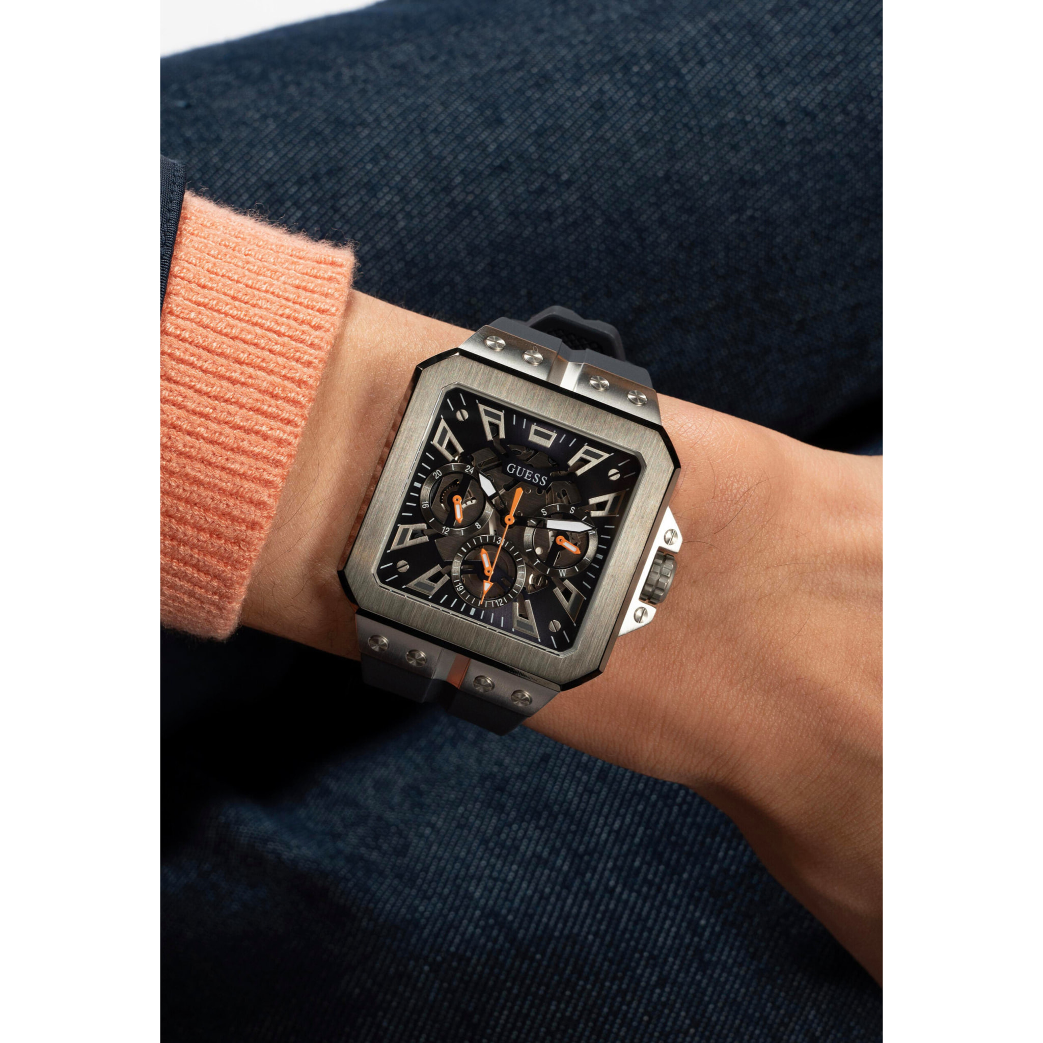 Guess Orologio Analogico Al Quarzo Leo