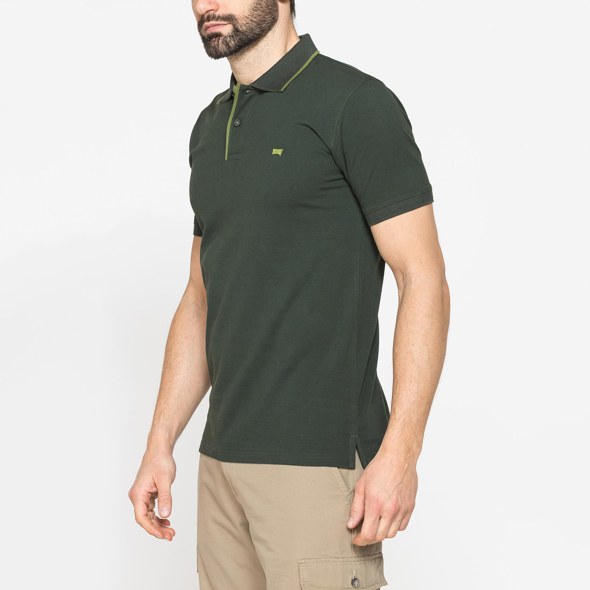 POLO UOMO A MANICA CORTA IN PIQUET DI COTONE