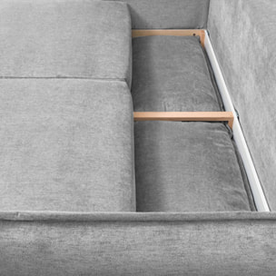 Canapé Tissu Droit Convertible Verduro - 3 Places