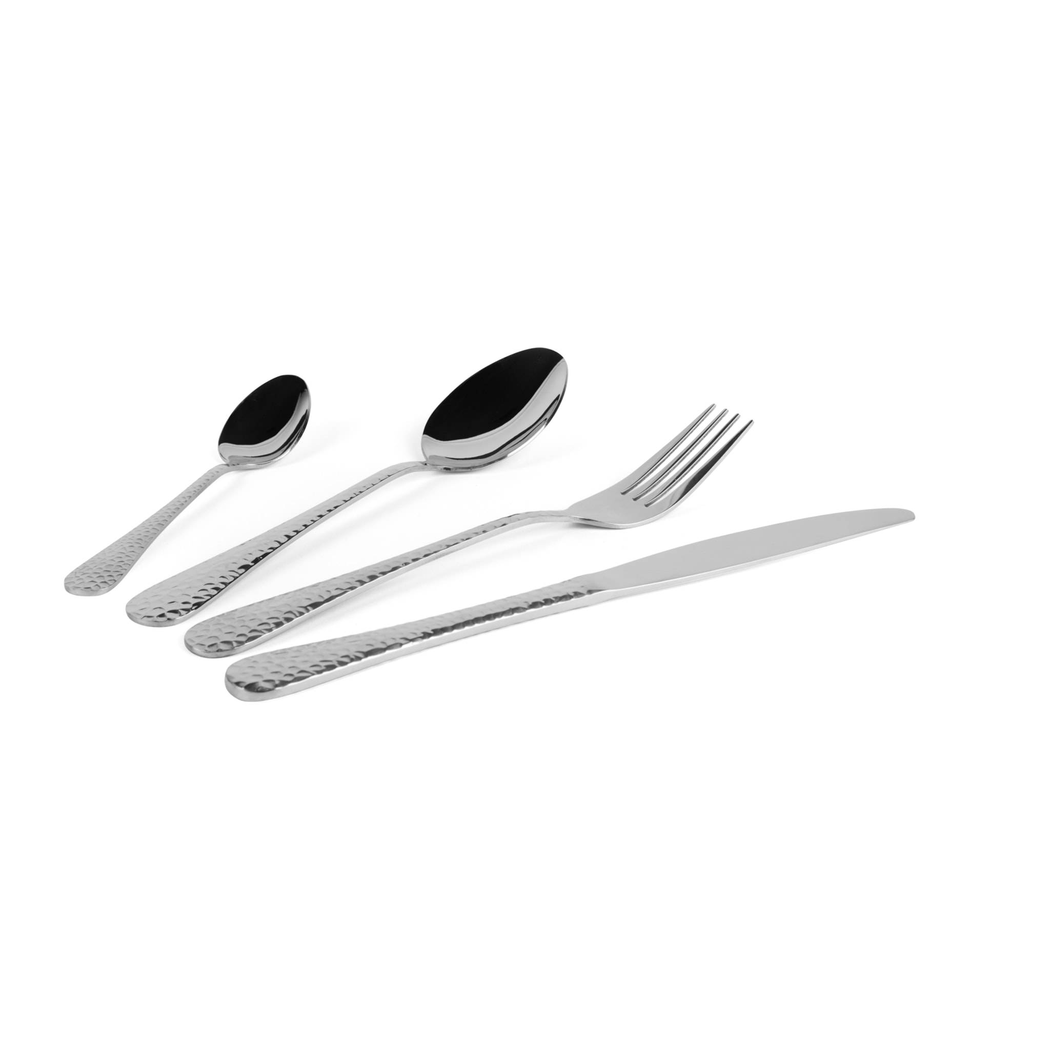 Service 24 couverts Excelsa – Drops, Acier Argenté