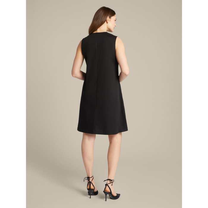 Elena Mirò - Vestido con línea acampanada - Negro