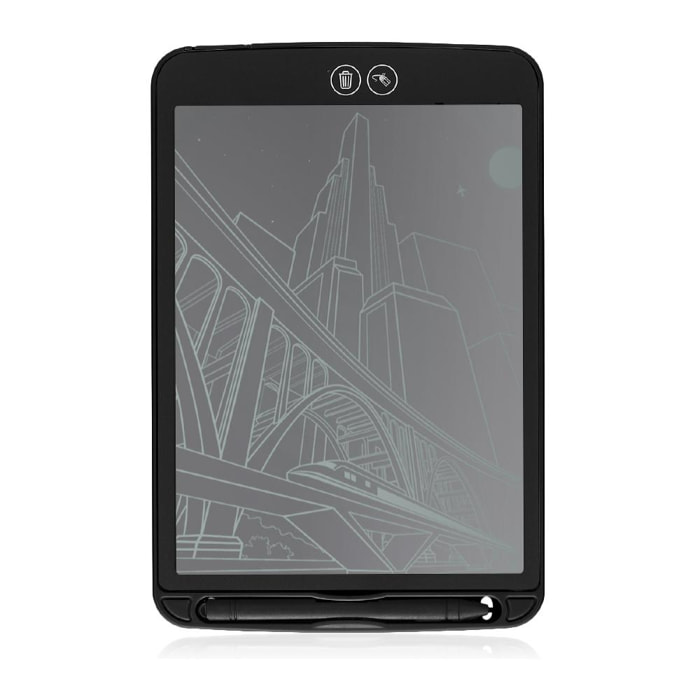 Tableta LCD portátil de dibujo y escritura de 10 pulgadas con borrado selectivo y bloqueo de borrado
