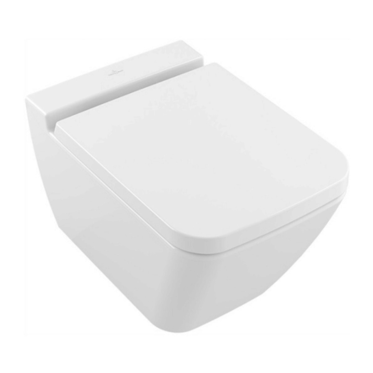 Cuvette WC suspendu sans bride Villeroy & Boch Finion + abattant frein de chute