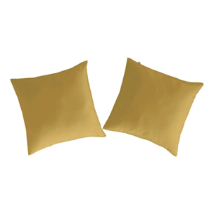 2 Fundas de almohada 100% algodón CASUAL maiz. Varios tamaños disponibles