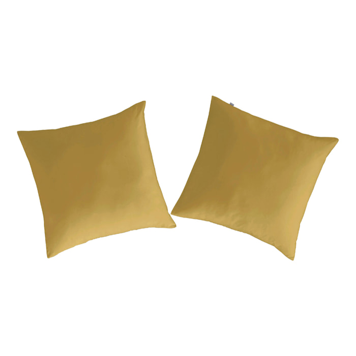 2 Fundas de almohada 100% algodón CASUAL maiz. Varios tamaños disponibles