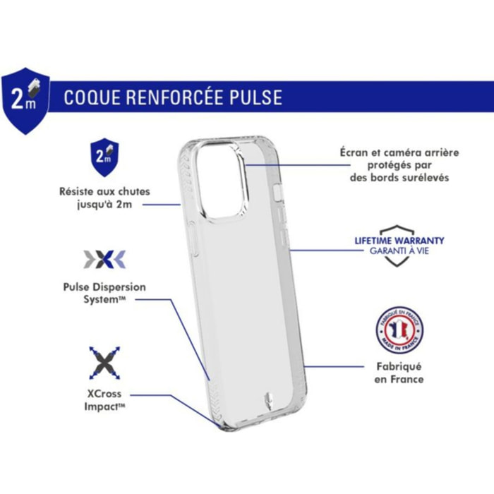 Coque FORCE CASE iPhone 13 Pro Max Transparente