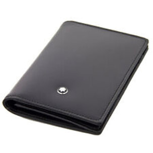 Montblanc Tarjetero para Hombre 1145369 compartimentos para tarjetas, con funda triple