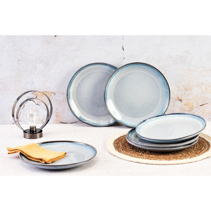 Assiette GENESIS Ø27cm - 6 pièces - Mer