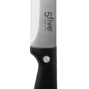 Couteau à trancher inox "Essentiel Black" lame 20cm
