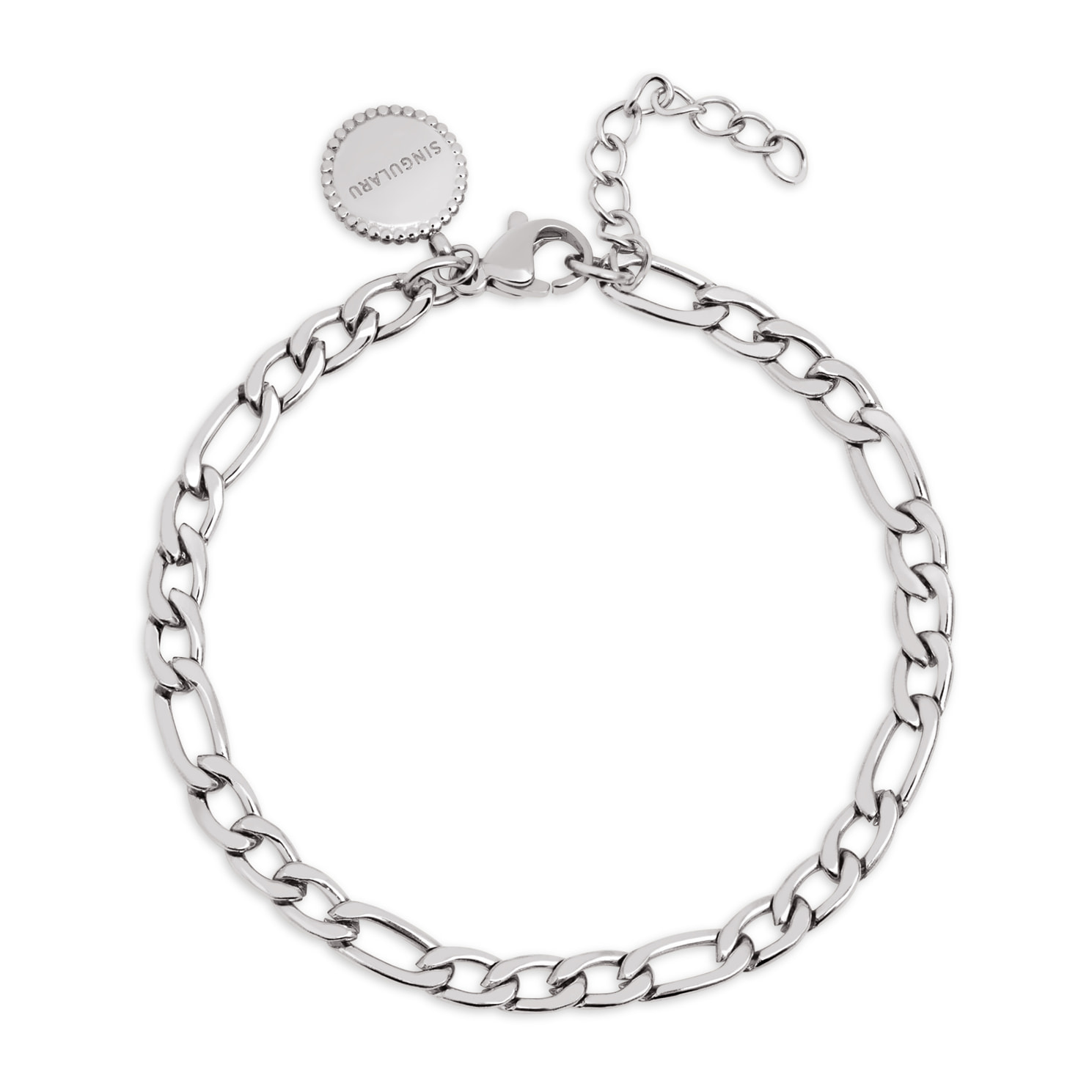 Pulsera Figaro Acero