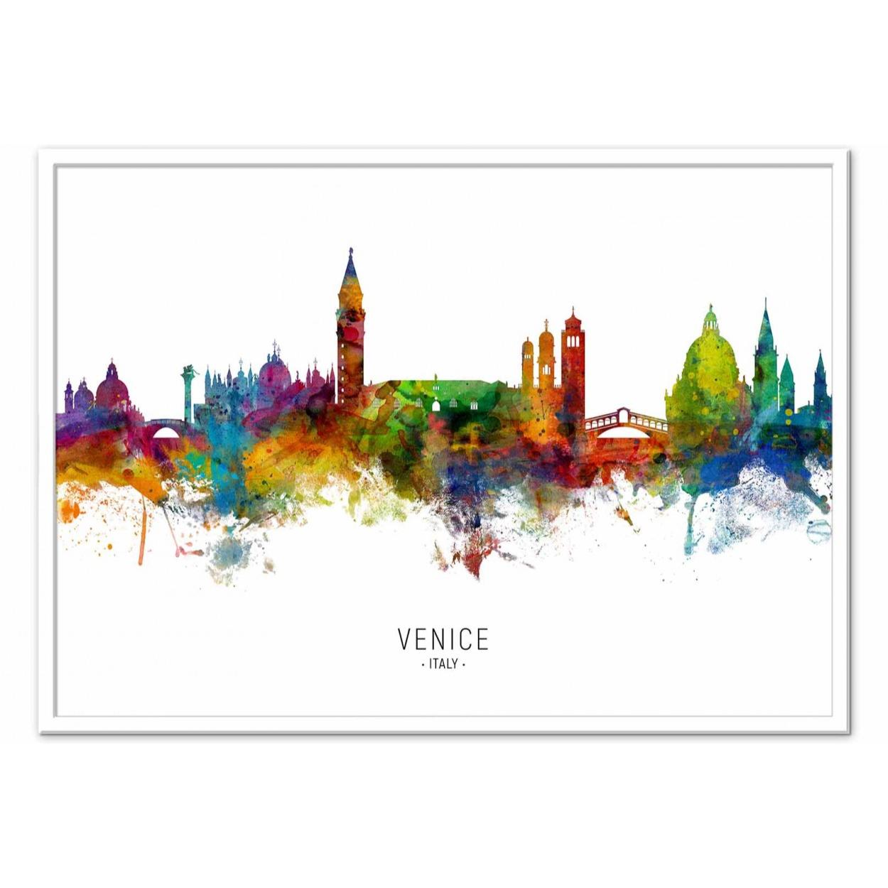 Art-Poster - Venice Italy Skyline (Colored Version) - Michael Tompsett - 50 x 70 cm