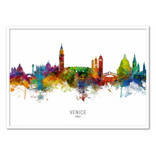 Art-Poster - Venice Italy Skyline (Colored Version) - Michael Tompsett - 50 x 70 cm