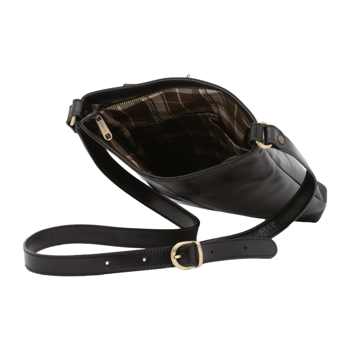 Borsa a tracolla  da uomo In Vera pelle Made in Italy 26x34x5 cm