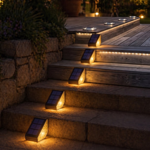2 Balise Solaire escalier STEPY H5CM