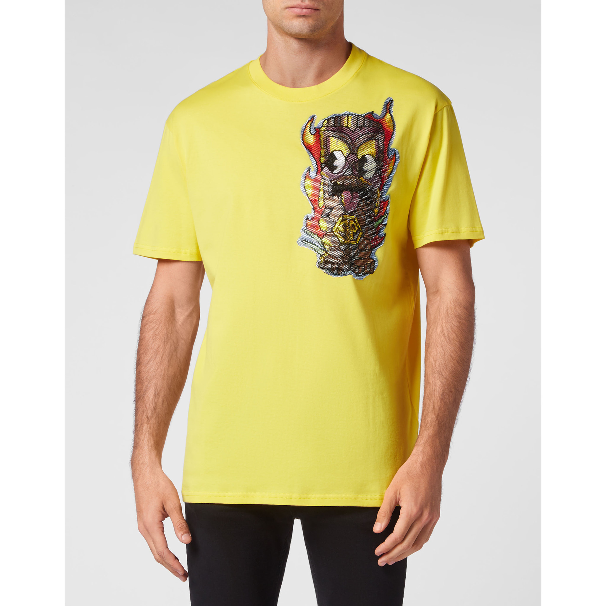 PHILIPP PLEIN T-Shirt Round Neck HAWAII