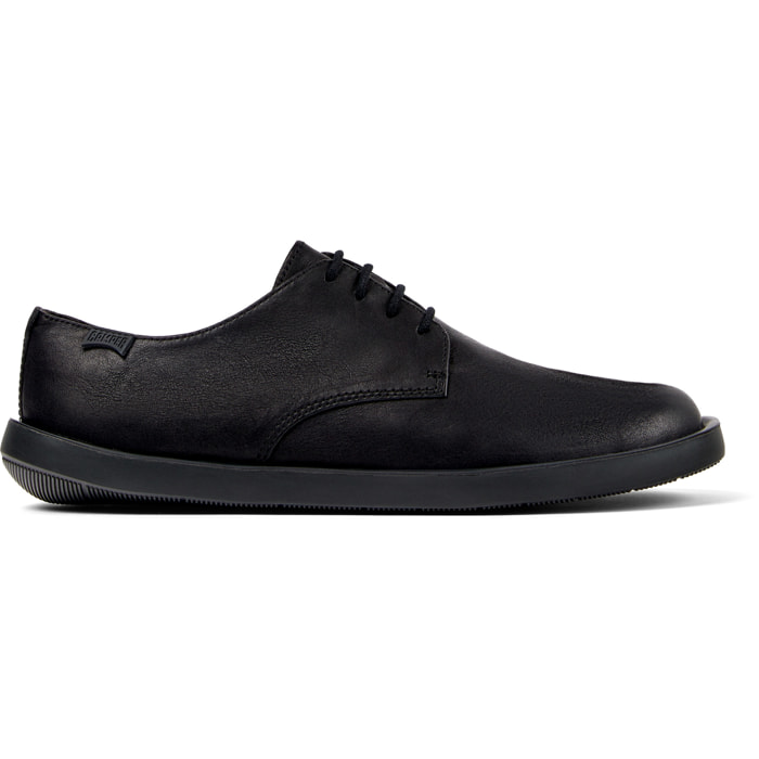 Scarpe stringate - CAMPER Wagon - Nero - Pelle liscia