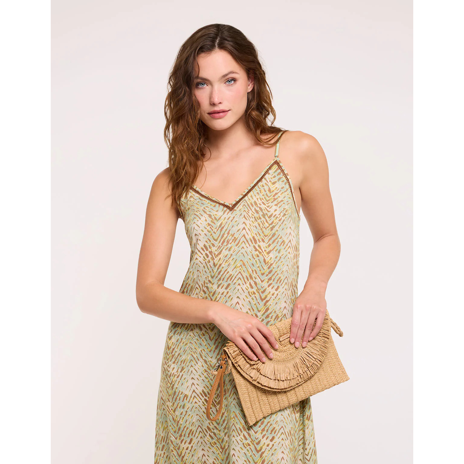 Vestido Largo Caqui - Sailis
