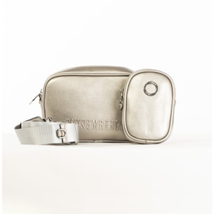 BIKKEMBERGS borsa donna argento