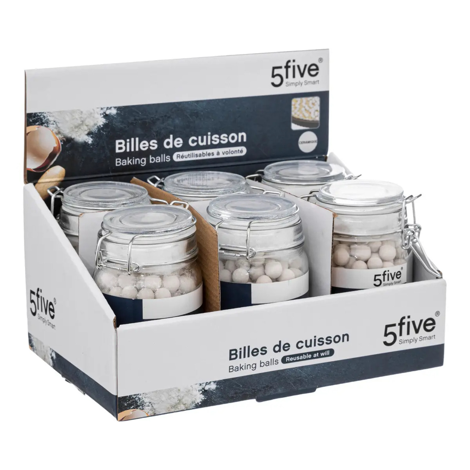 Pot de billes pâtisserie en céramique