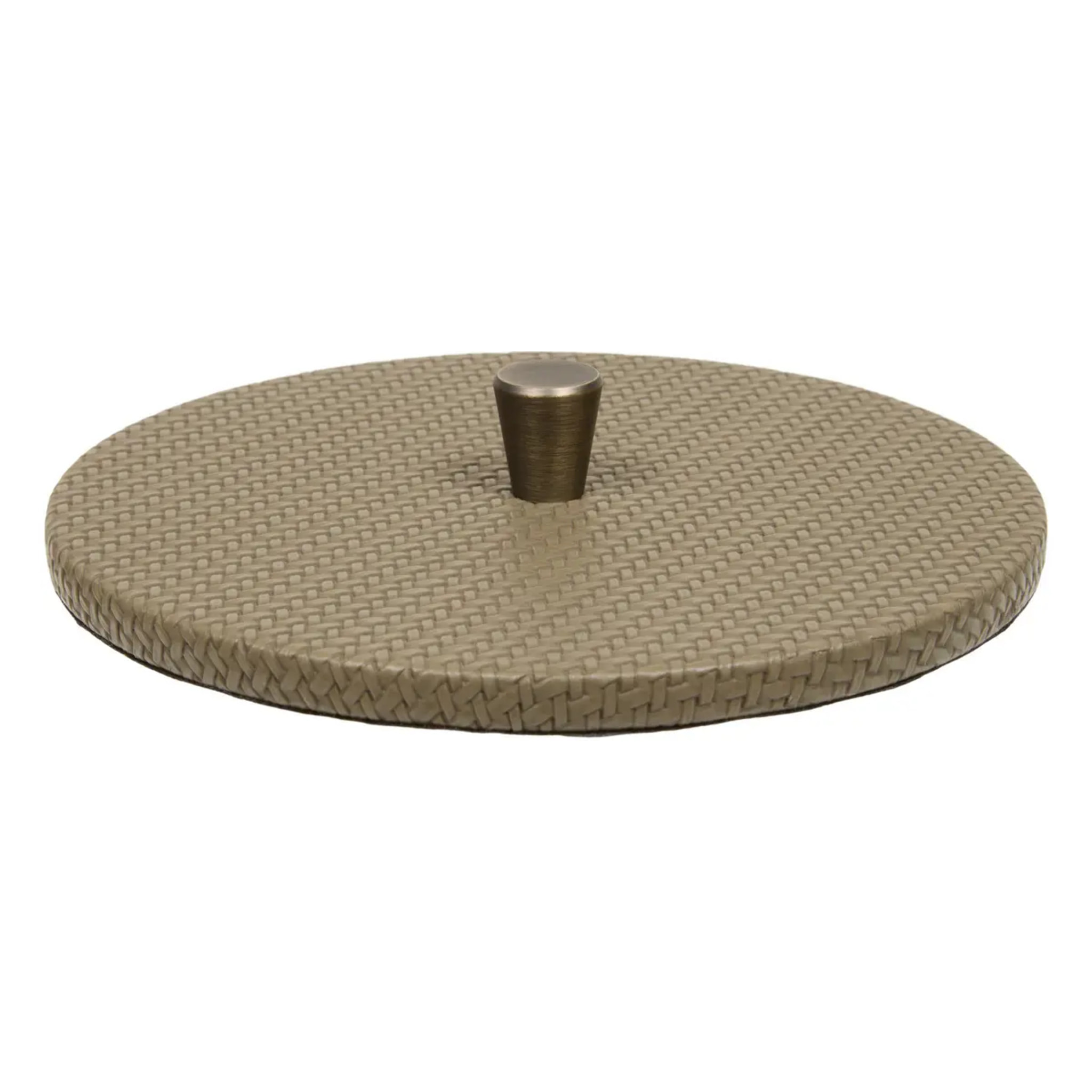 Lot de 2 boîtes déco rondes Bonie vert kaki