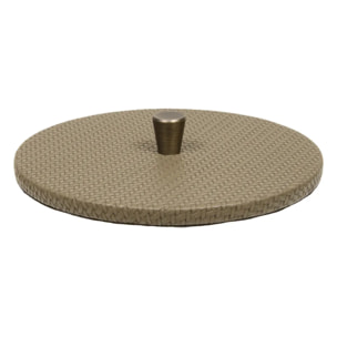 Lot de 2 boîtes déco rondes Bonie vert kaki