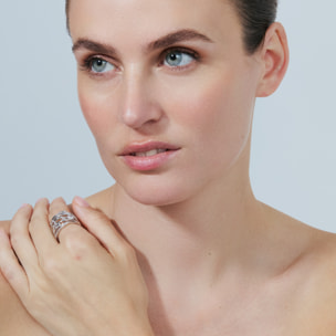 Anillo Fikra acabado plata