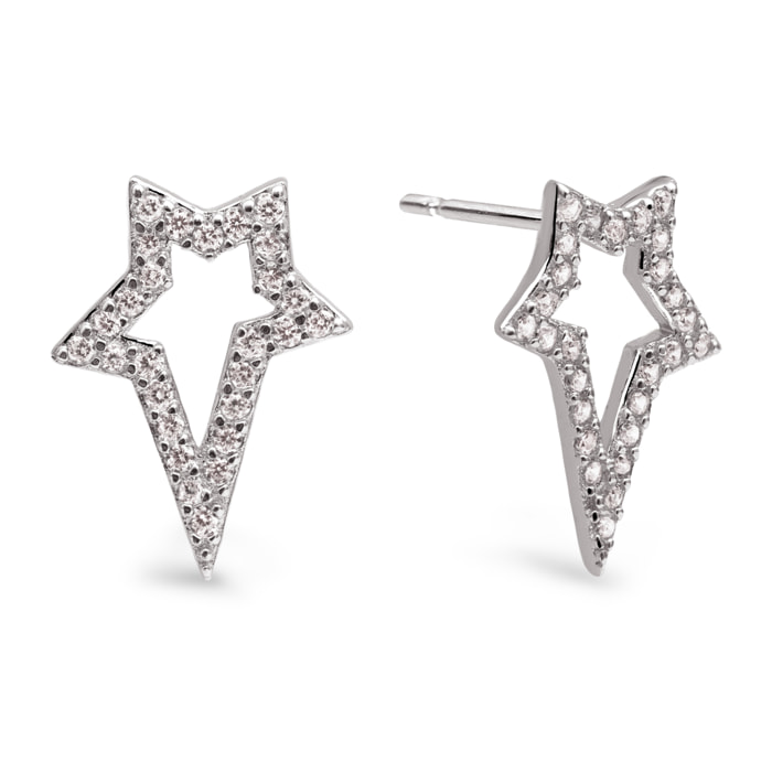 Pendientes My Star Plata