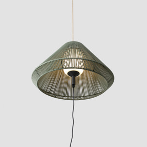 SAIGON OUT C70 Lampe portable et suspension vert olive hole cap