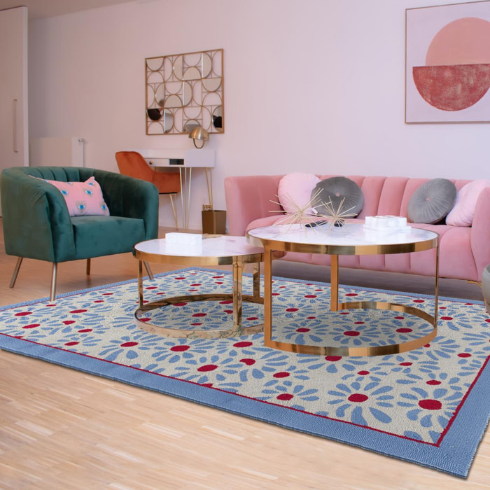 Tapis extérieur kilim fait main rectangle CHICDOUI
