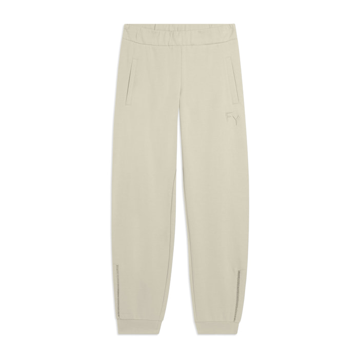 Pantaloni Sportivi Slim Fit con Coulisse e Dettagli Ricamati