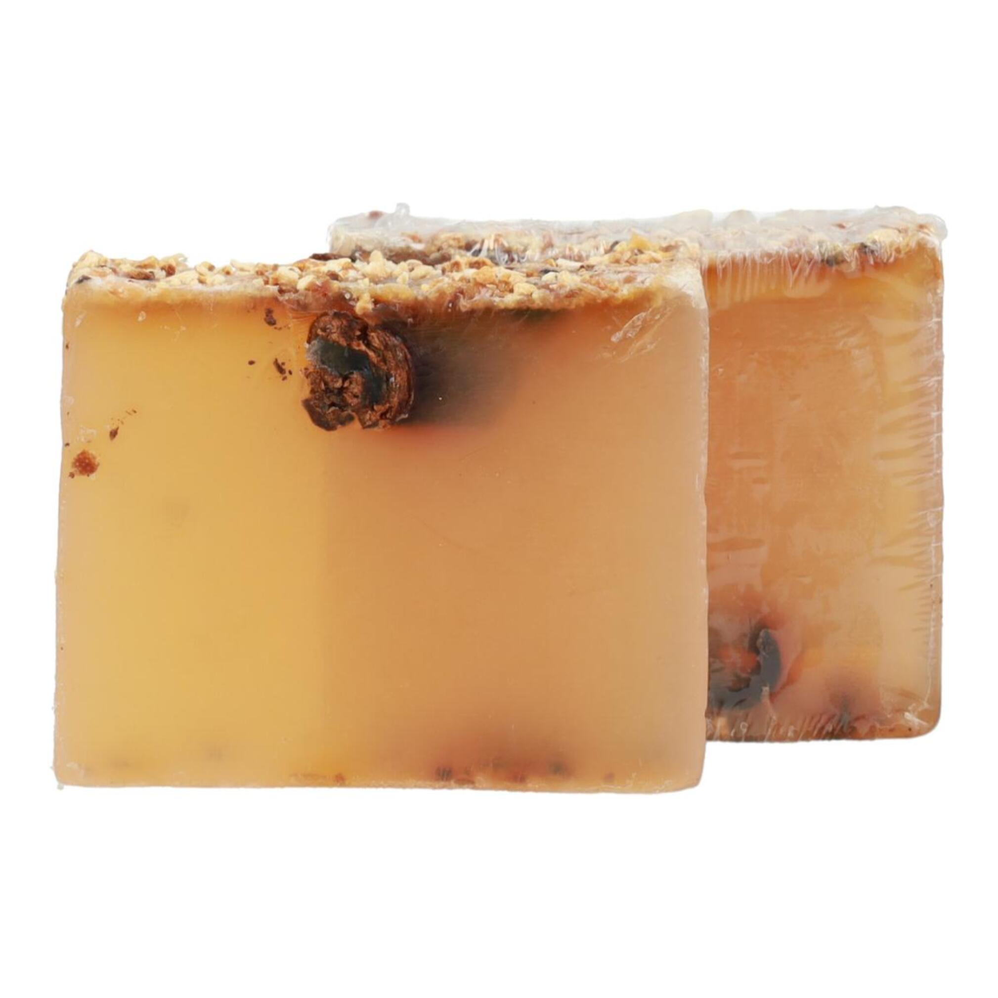 PLANETA HUERTO | Jabón Natural de Glicerina con Canela y Corteza de Naranja 100 g | Revitalizante y Tonificante | Aroma Cálido