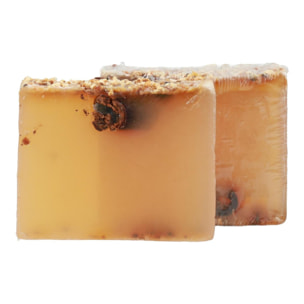 PLANETA HUERTO | Jabón Natural de Glicerina con Canela y Corteza de Naranja 100 g | Revitalizante y Tonificante | Aroma Cálido