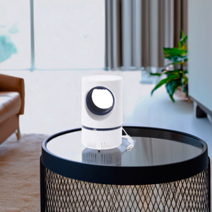 Well Home Lámpara Matamosquitos con Ventilador y Cable USB, Tamaño Ø9,6x16,4cm